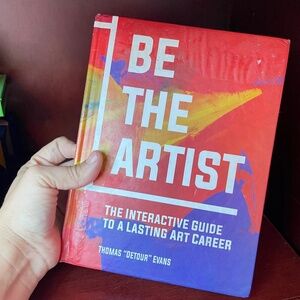 Be The Artist Book by Thomas "Detour" Evans - Red and Blue Cover